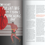 Like the Wind Running Magazine Article Illustration Preview