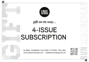 An image of a 4-issue subscription gift voucher