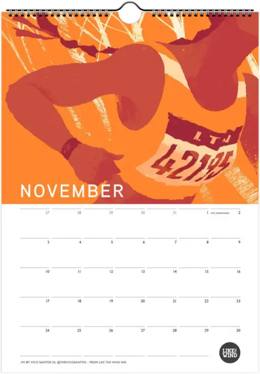 Like the Wind Running Art 2025 Wall Calendar (USA & Canada) - Image 7